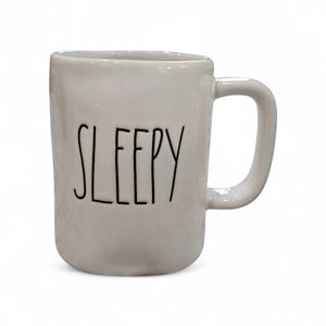 Rea Dunn Ceramic Mug with 'SLEEPY' On It. New With Out Tags